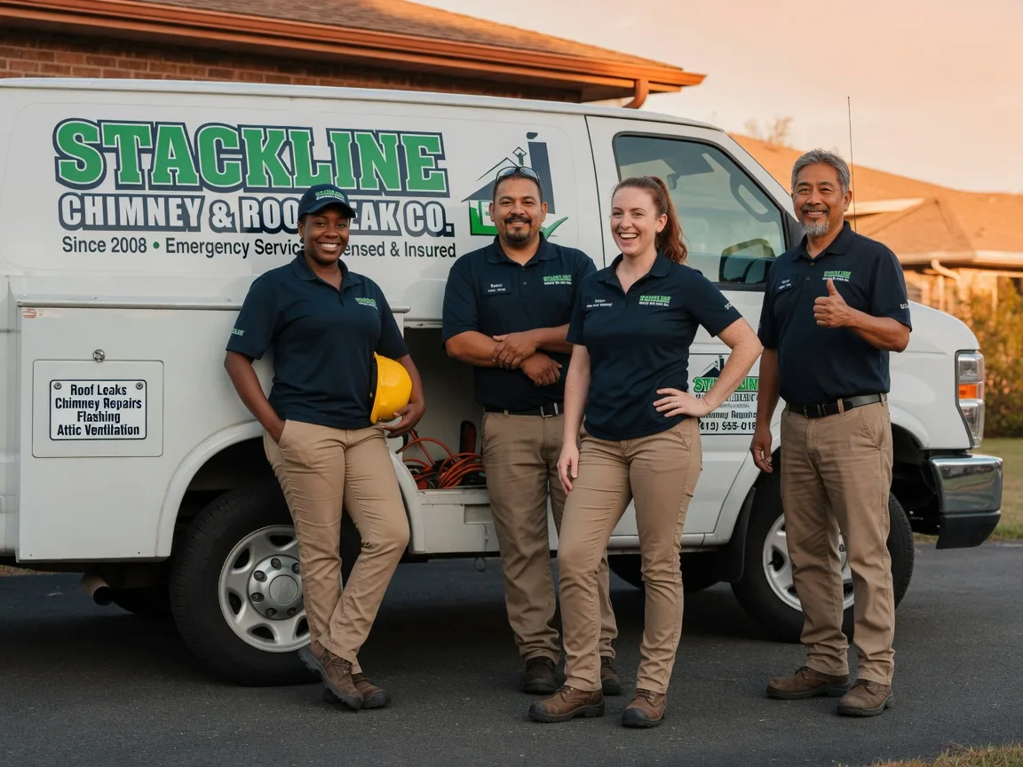 Chimney flashing repair company in Jamestown, CA